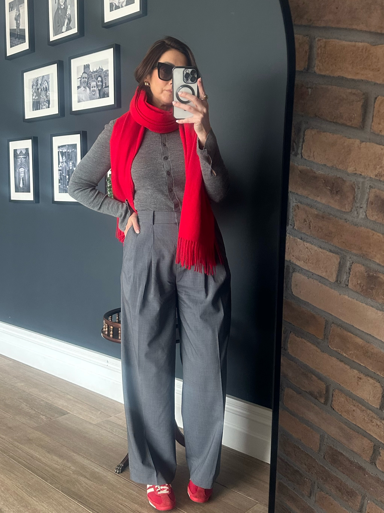 Grey and Red outfit 

#LTKireland #LTKstyletip #LTKworkwear