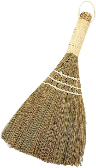 Sweeping Broom Palm Broom Small Natural Whisk Retro Vietnamese Sweeping Desk Cleaning Brush for C... | Amazon (US)