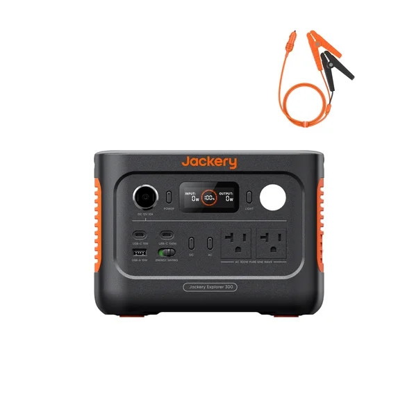Jackery Explorer 300v2 Auto Kit 300W Continuous/600W Peak Portable Power Station with 12V Battery... | Walmart (US)