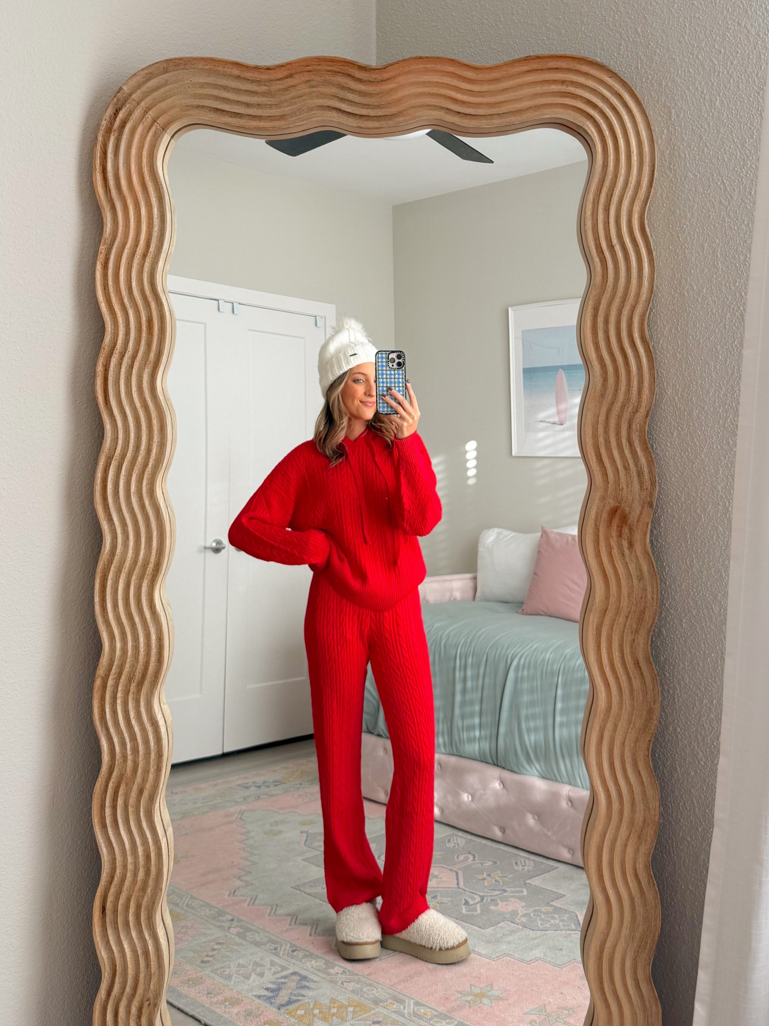 the cutest holiday outfit idea / christmas outfit idea from Walmart ❤️🎄obsessed with this cozy lounge set. looks like J Crew or Madewell 

#LTKootd #LTKHoliday