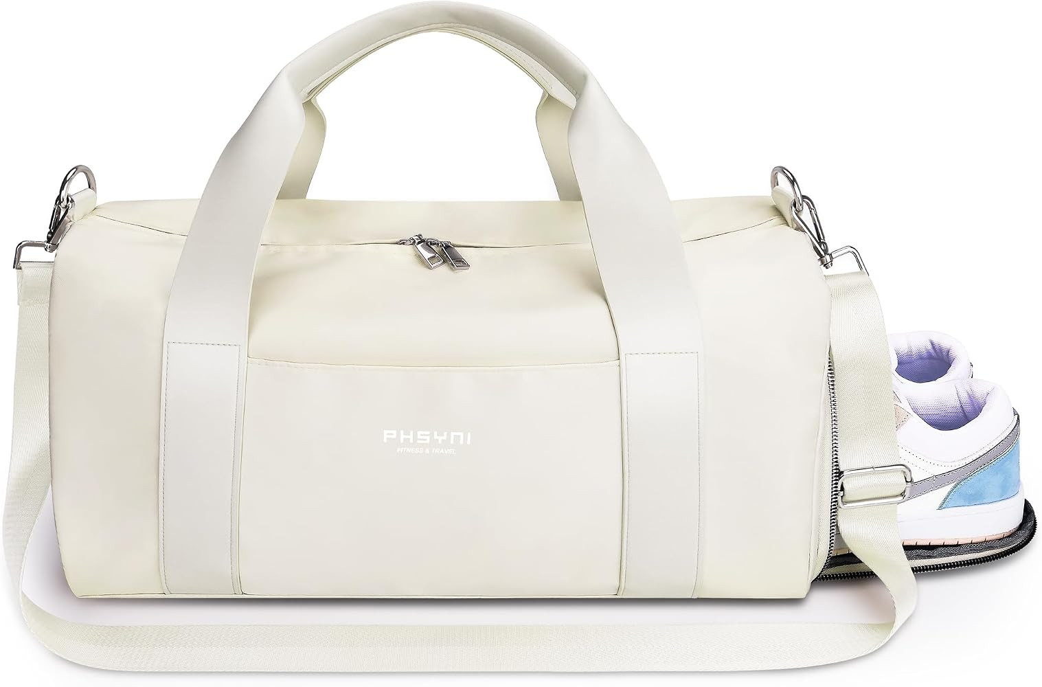 Gym Bag for Women and Men with Shoe Compartment & Wet Pocket - Duffle Bag for Travel Sports Fitne... | Amazon (US)
