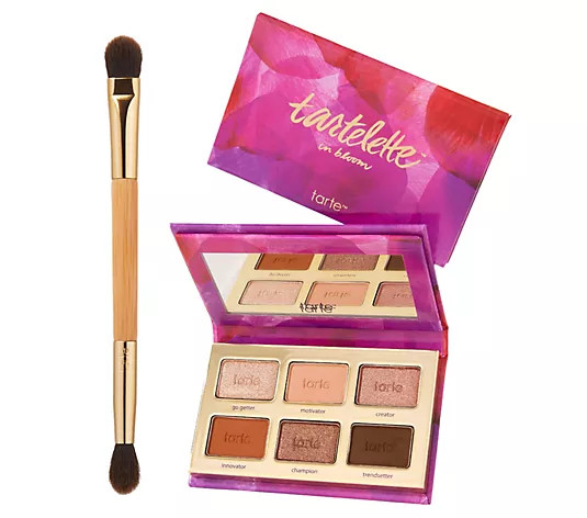 tarte tartelette Amazonian clay palette &brush - QVC.com | QVC