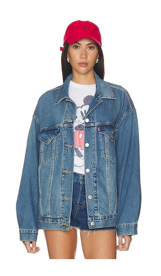 LEVI'S Xl Womens Trucker Jacket in Blue. - size XL | Revolve Clothing (Global)