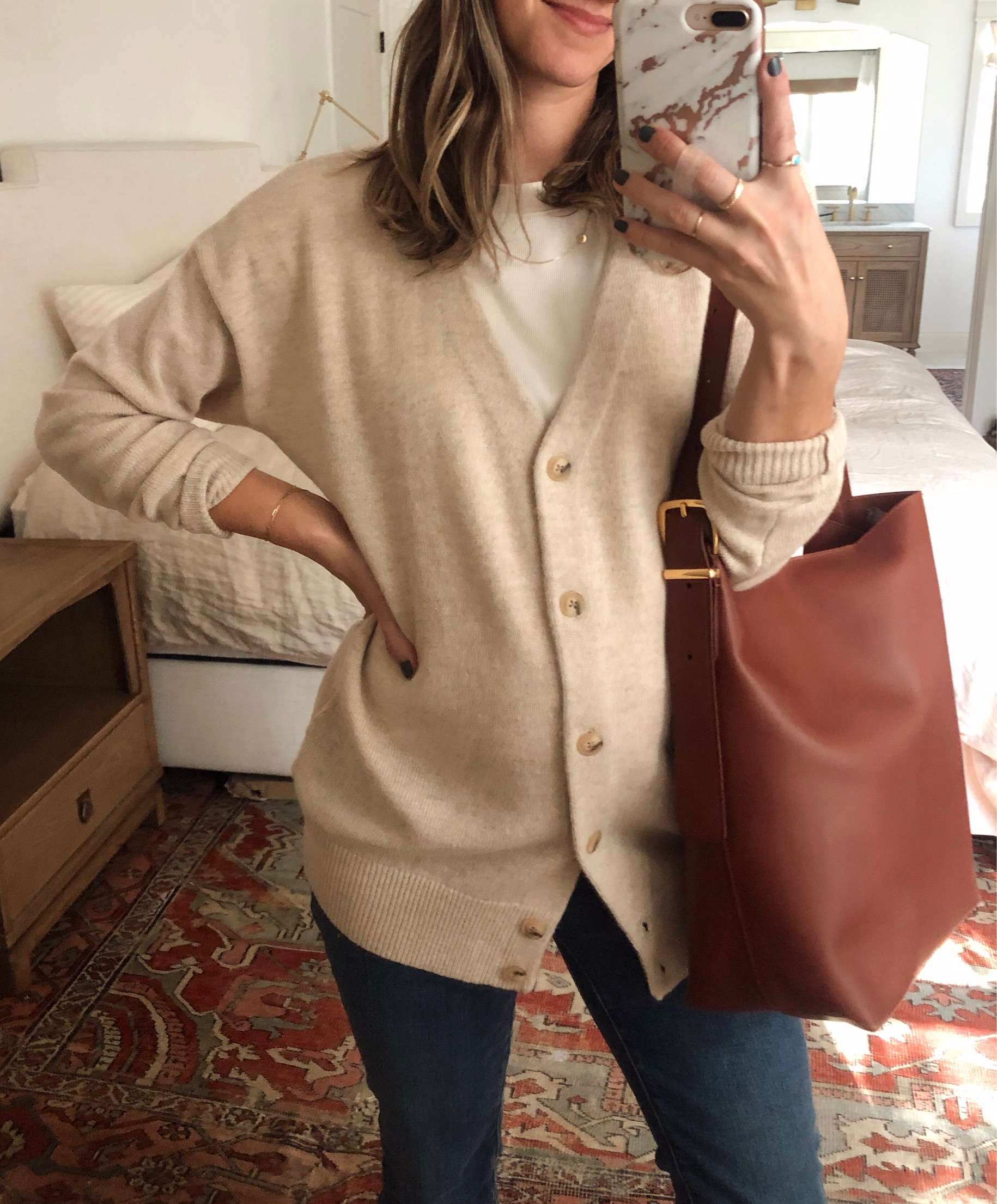 LTK20 for 20% off at Madewell, this weekend only! Small cardigan, medium tee, order a size up from your usual MW denim size in the maternity jeans.👖✨ (Shoes are everlane, everything else is MW).

#LTKbump #LTKxMadewell #LTKfindsunder100