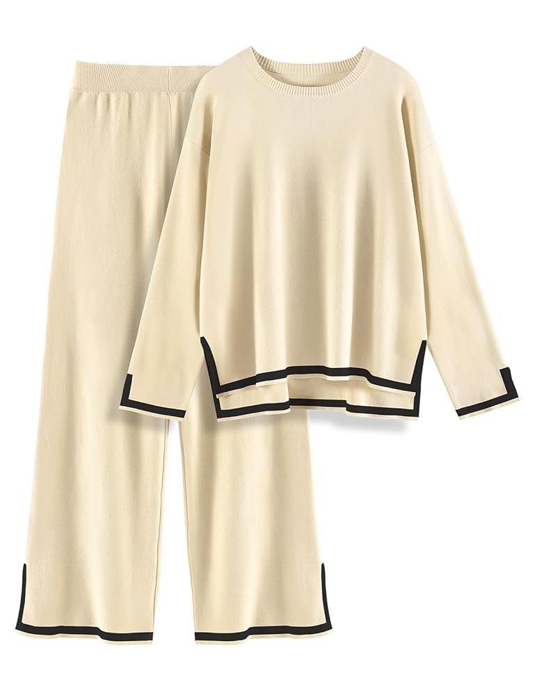 CMTOP Knit Lounge Wear Sets for Women UK Co ord Sets 2 Piece Outfits Ladies Tracksuit Full Sets E... | Amazon (UK)