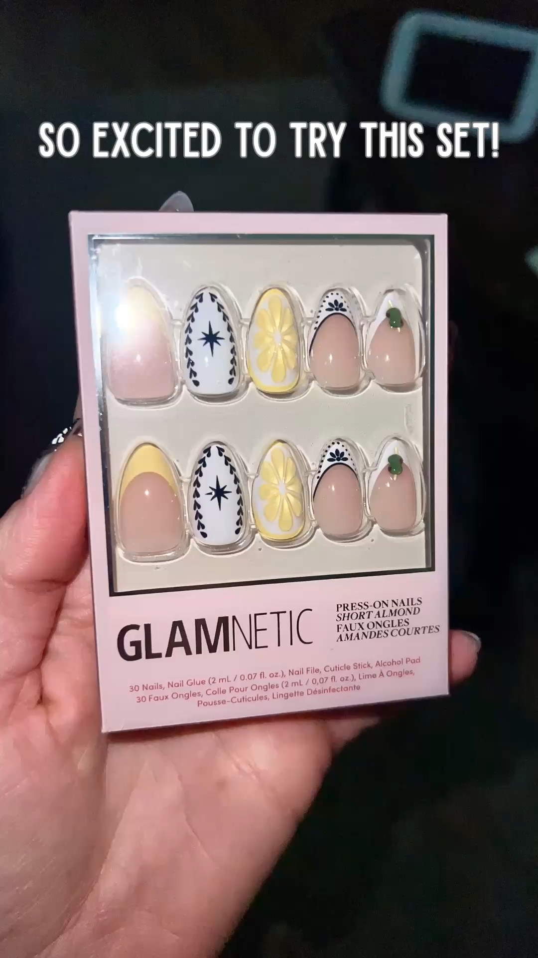 I’m way too excited about these 🍋✨ 

These are the Aperitivo Hour press-on nails from Glamnetic and they’re giving major Euro summer vibes. 
The little lemon slices, olive detail, and blue ceramic design are so cute. 

I love that these are short almond so they’re still practical for mom life but look like a full salon set.

Can’t wait to put these on and see how long they last 🤍

#glamnetic #pressonnails #summernails #momlifehacks #eurovibes

#LTKselfcare #LTKMothersDay #LTKmomlife