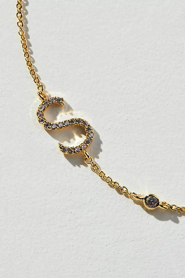 Delicate Monogram Necklace | Anthropologie (US)