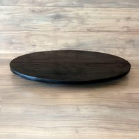 Granite Lazy Susan Turntable, Black Stone Rotating Serving Tray, 14 - 24 Inch With 360 Rotation, Kitchen Table Centerpiece | Etsy (US)