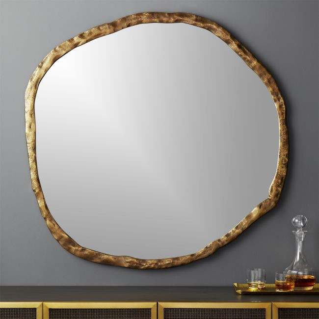 Abel Round Mirror 48 | CB2