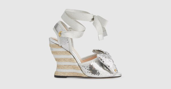 Women's sequin espadrille sandal | Gucci (US)