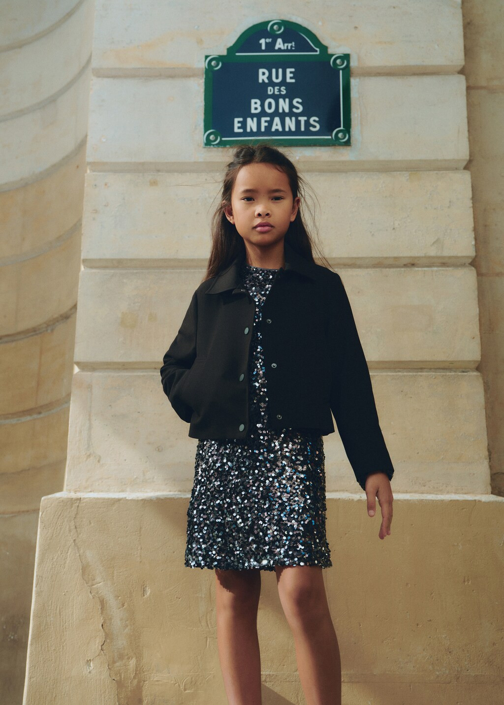 Sequined dress - Kids | MANGO USA | Mango (US/MX/AU)
