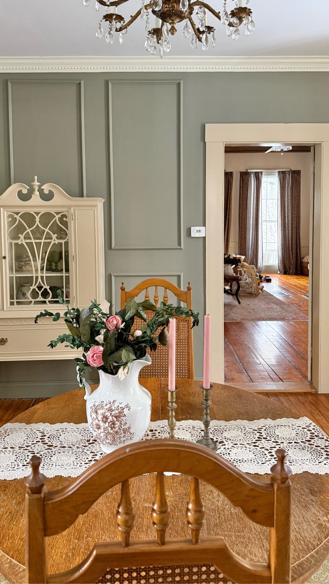 This room has been a work in progress for months but now that we are so close to the finish line I had to give you an update. We’ve stripped the wallpaper (the worst), spackled and sanded the walls, painted the walls and trim and started installing the box trim from @smartstandard_ It’s a pre-cut wall moulding kit that makes installation a breeze. They have three types and sell on Amazon! I’ll be sharing more when this space is completed so keep an eye out! 

#LTKSaleAlert #LTKSeasonal #LTKHome