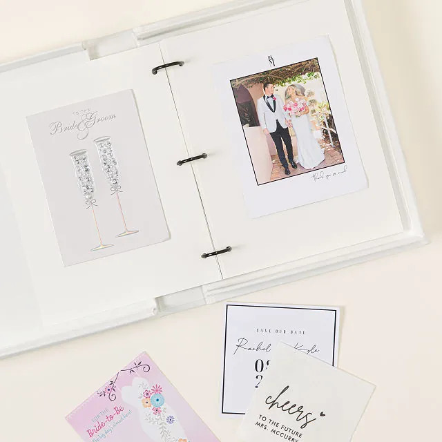 Coffee Table Wedding Photo & Memento Album | UncommonGoods