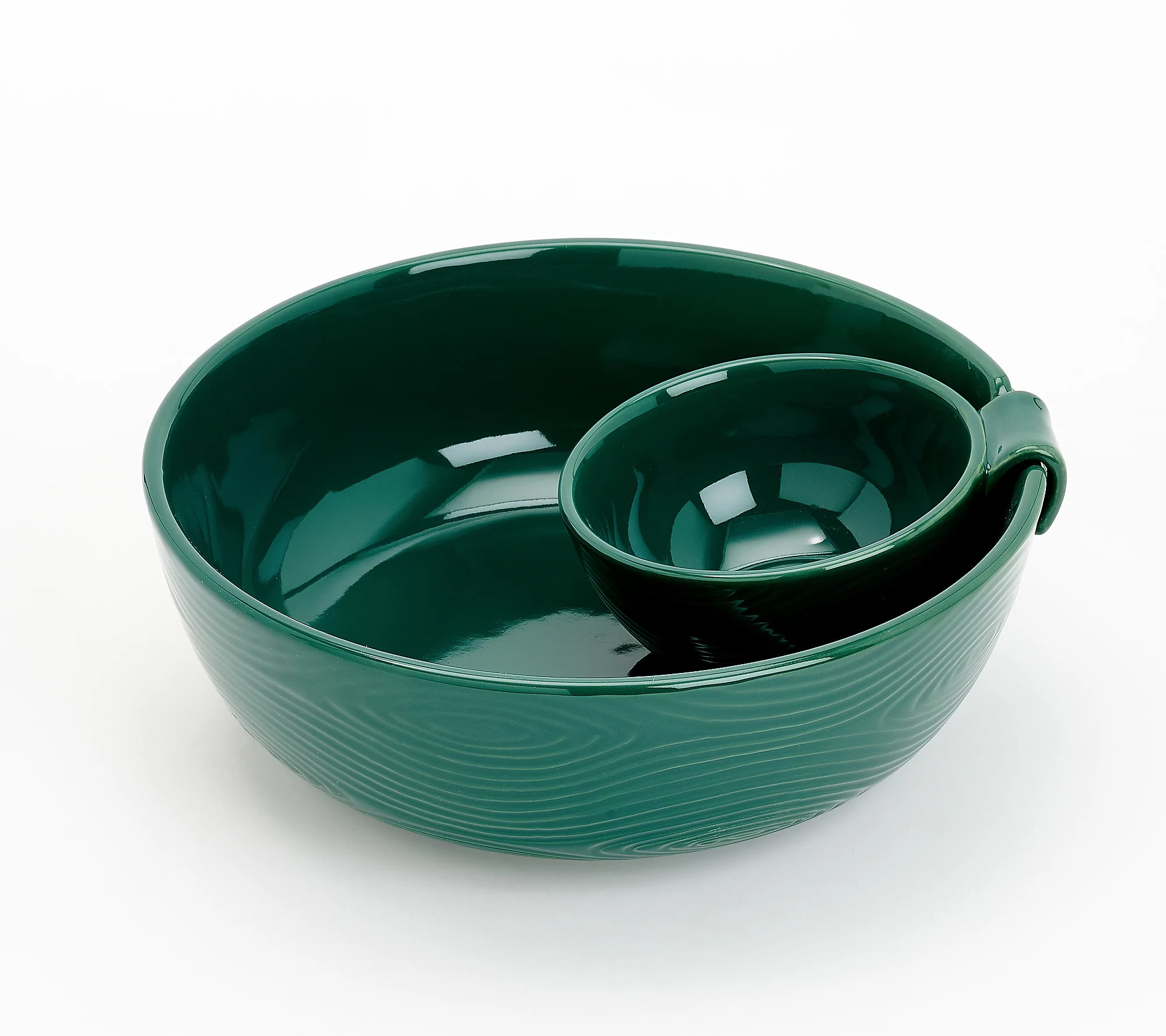 Temp-tations Special Edition Woodland 2-qt Chip & Dip Bowl | QVC