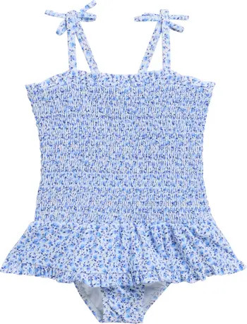 Little Me Kids' Floral One-Piece Swimsuit | Nordstrom | Nordstrom