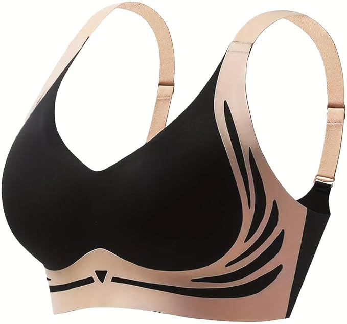 Women's No Underwire Full Coverage Seamless Push Up Bra, Soft Wireless Everyday Support | Amazon (US)