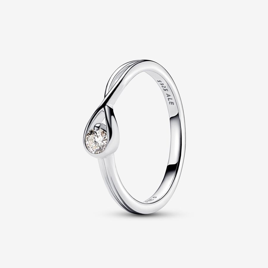 Pandora Brilliance Lab-created 0.15 ct tw Diamond Ring | Pandora (US)