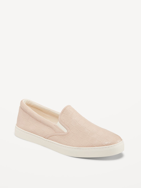 Faux Leather Sneakers | Old Navy (CA)