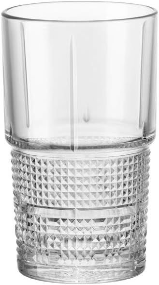 Bormioli Rocco Novecento Barware HiBall Glass Stackable, Set of 4, 13.75 oz, Clear | Amazon (US)
