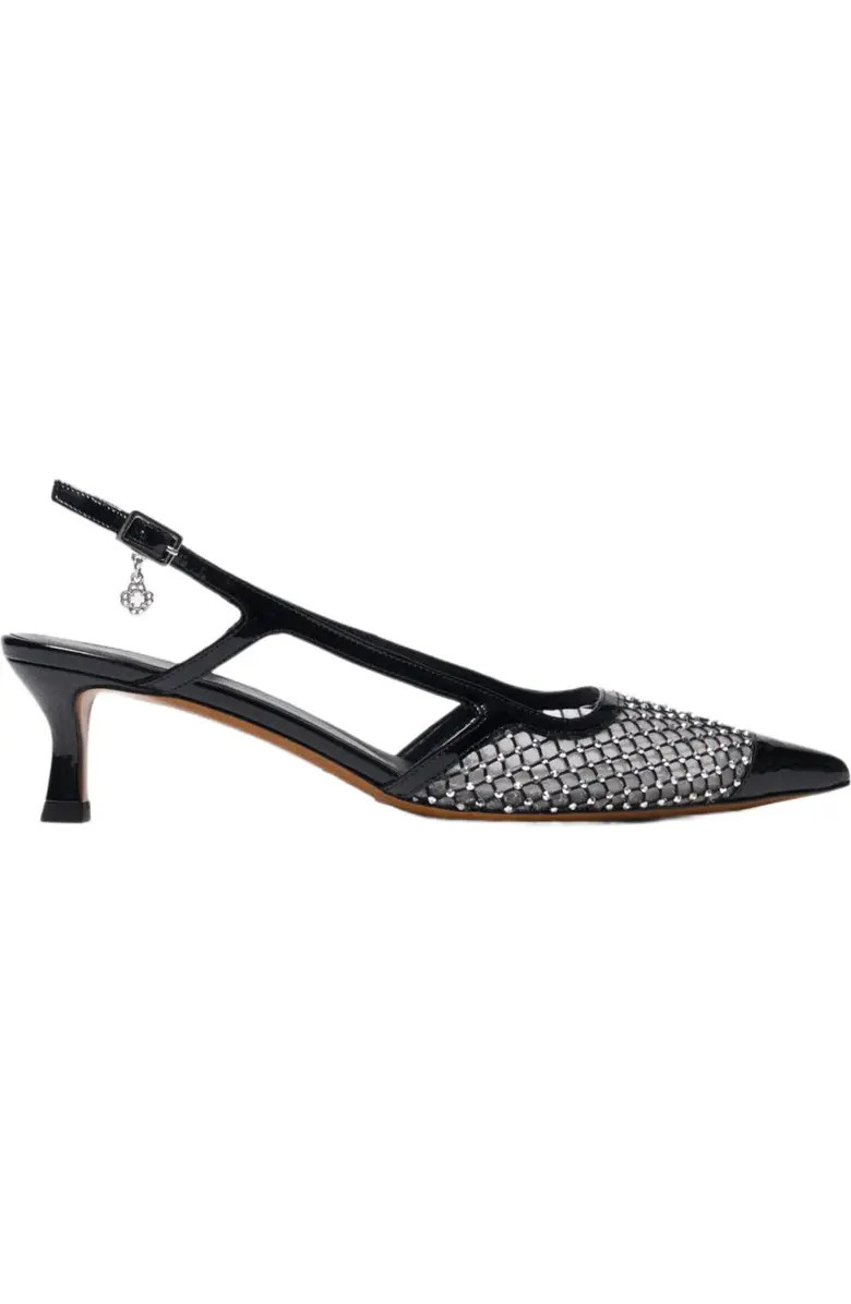 maje Rhinestone mesh pumps | Nordstrom | Nordstrom