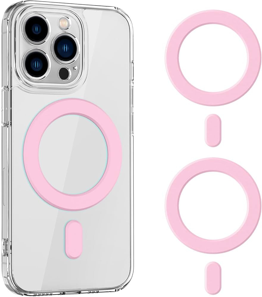 OUTXE Magnetic Sticker Ring, Compatible with Magsafe, 2pack Universal Magnet Adapter for iPhone 1... | Amazon (US)