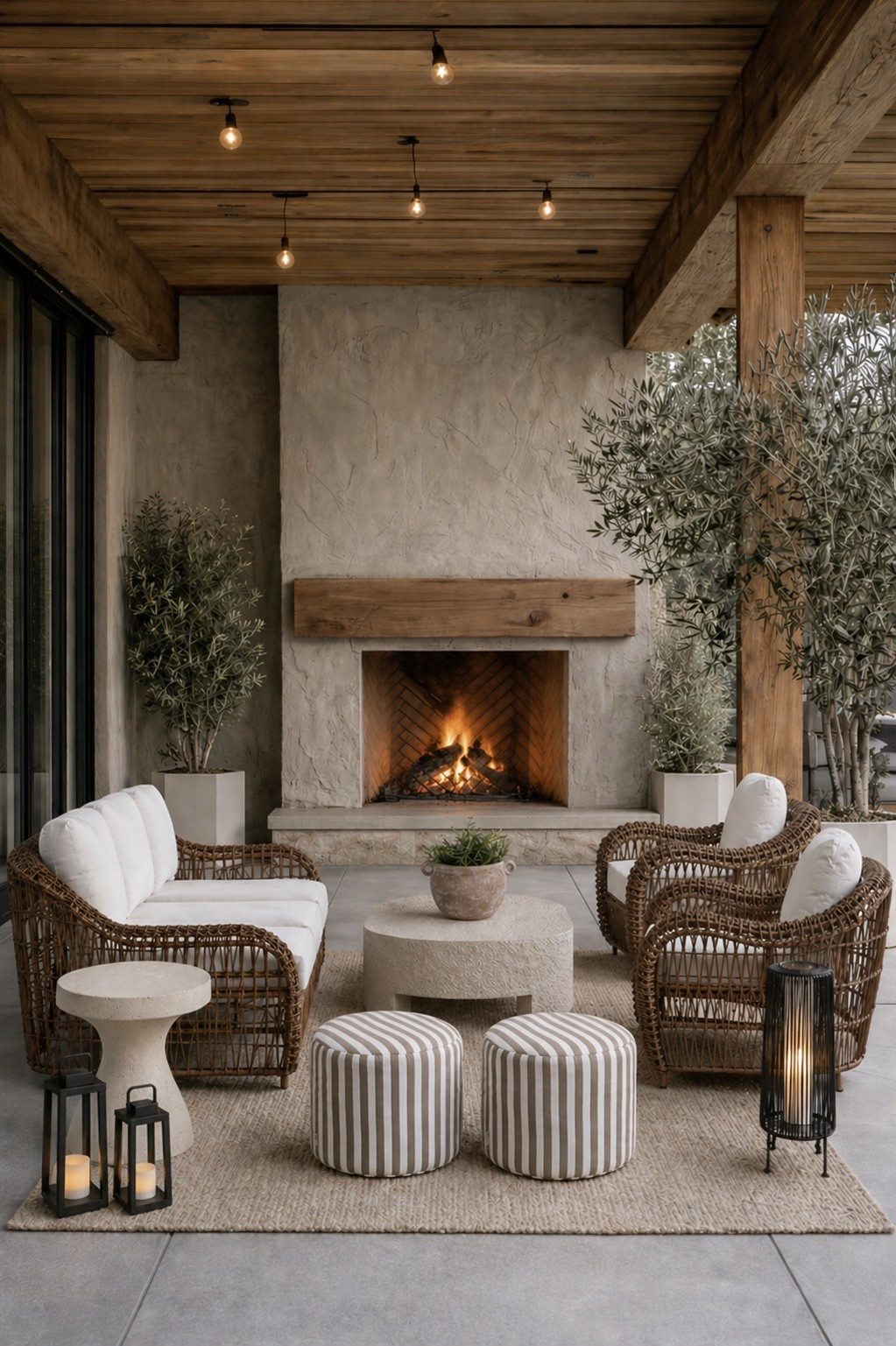 Cozy, cute, and secluded outdoor oasis! I love how these Wayfair outdoor finds complete this space and make it feel elevated while also warm and relaxing! 

#LTKSaleAlert #LTKHome