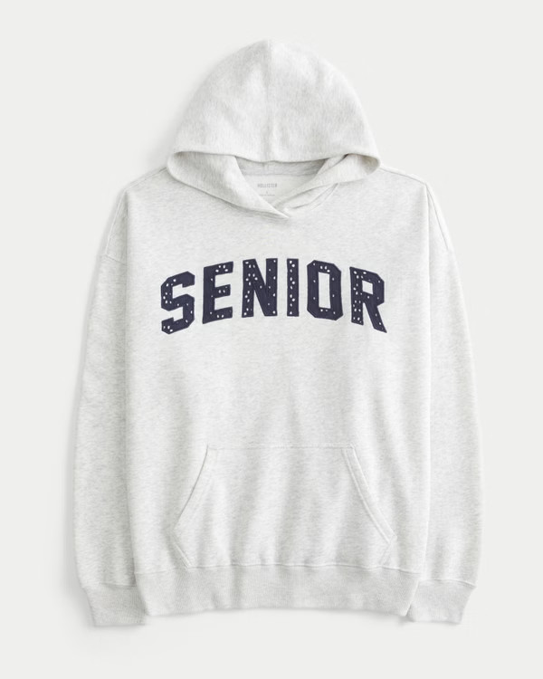 Women's Oversized Senior Graphic Hoodie | Women's Sweatshirts & Sweatpants | HollisterCo.com | Hollister (US)