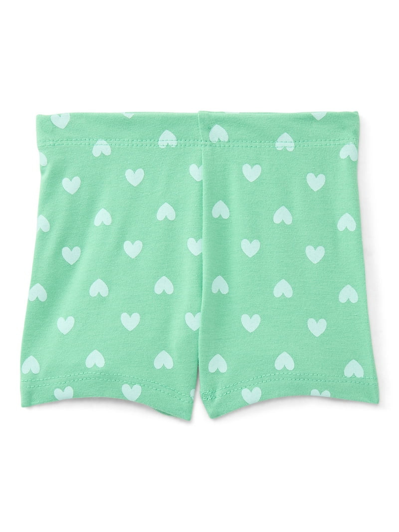 Wonder Nation Baby Girl Bike Shorts, Sizes 0-24 Months | Walmart (US)
