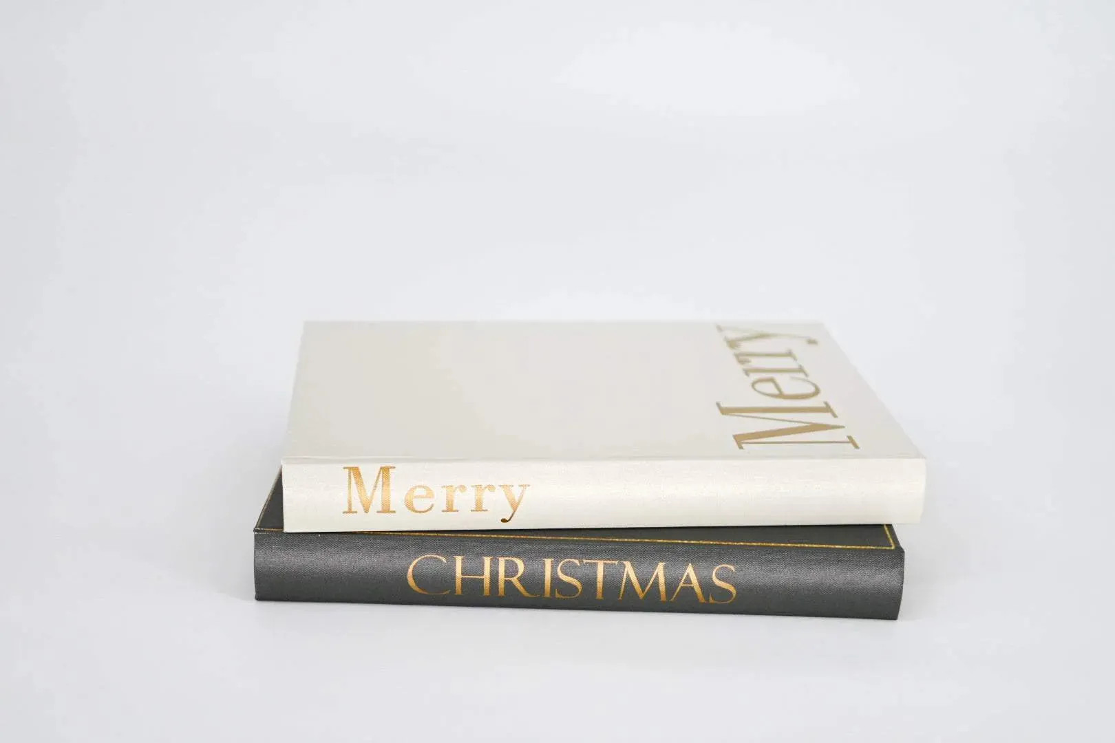 Faux Christmas Books, Set of 2 | Maple Village Lane | Maple Village Lane