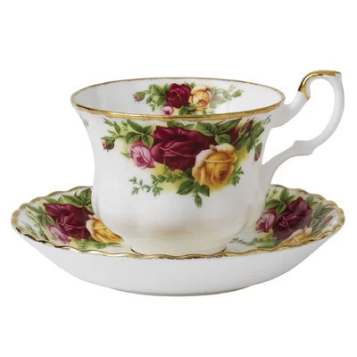 Royal Albert Old Country Roses Teacup & Saucer | Wayfair North America