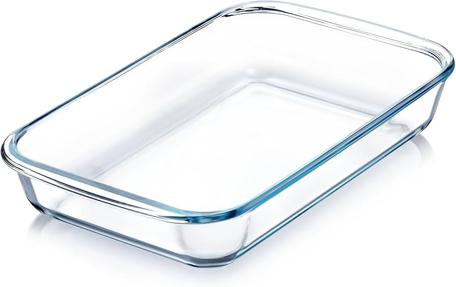 2 Quart Glass Baking Dish for Oven, Single Serving Glass Pan for Cooking Casserole Dish Rectangul... | Amazon (US)