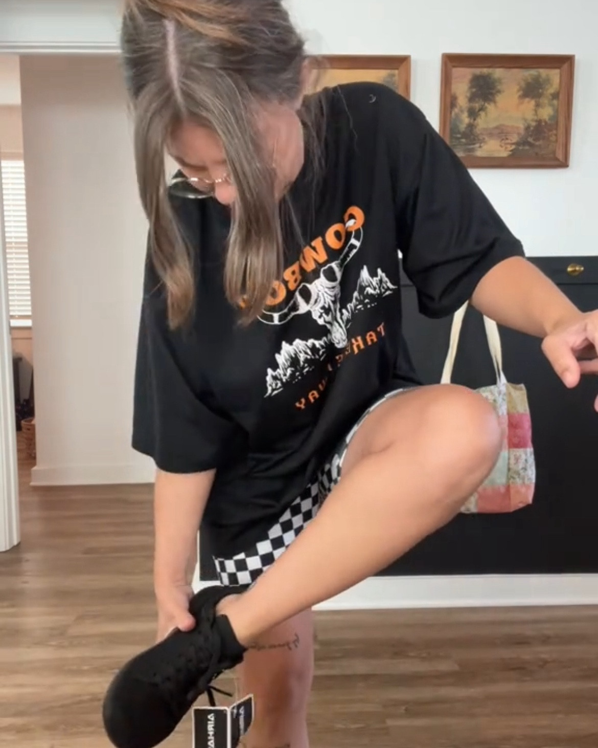 Black on black barefoot shoes