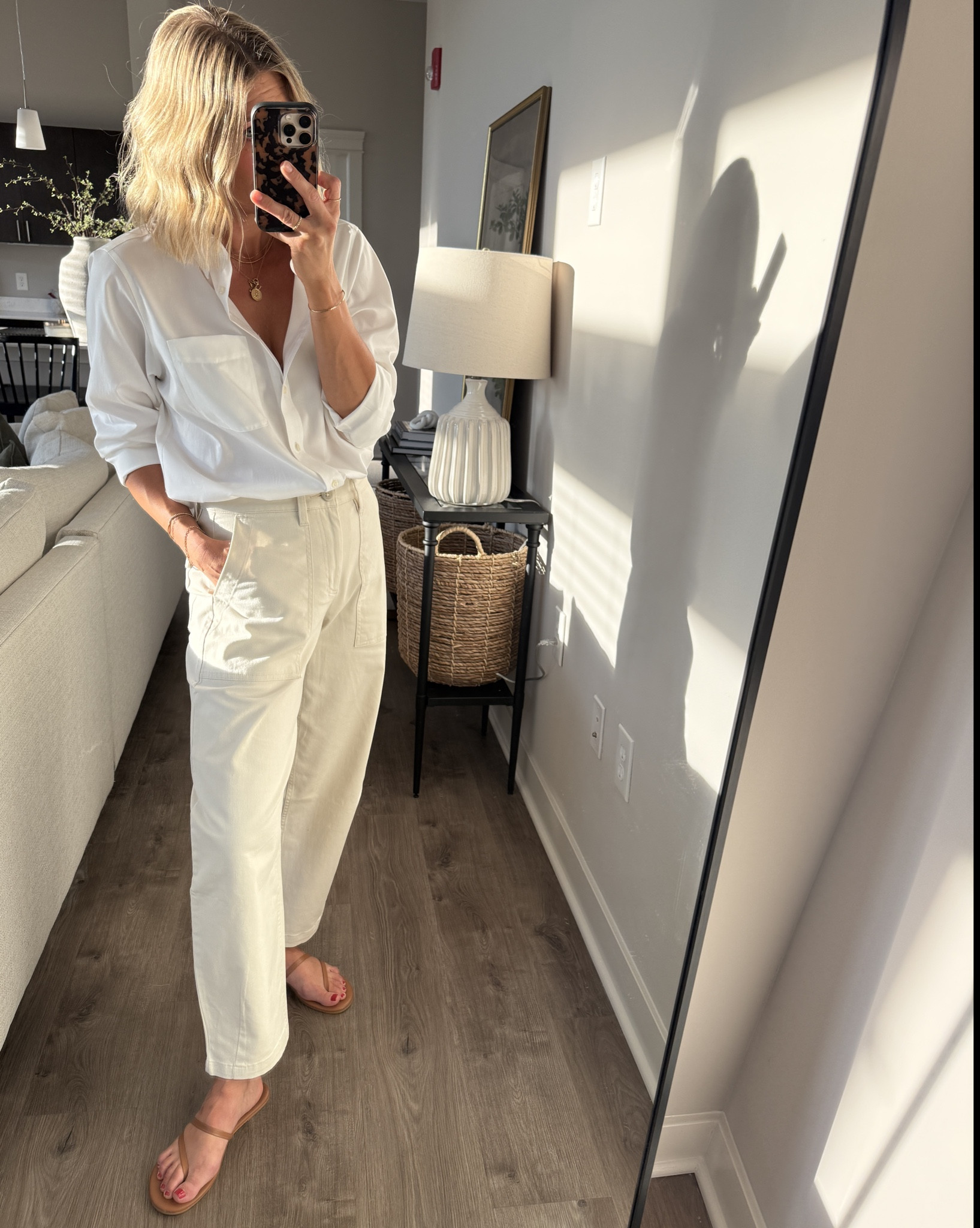 Lands’ End No Iron Shirt (wearing tts small, pants 2/regular)

@landsend #landsendpartner #mylandsend

#LTKFindsUnder50 #LTKStyleTip #LTKOver40