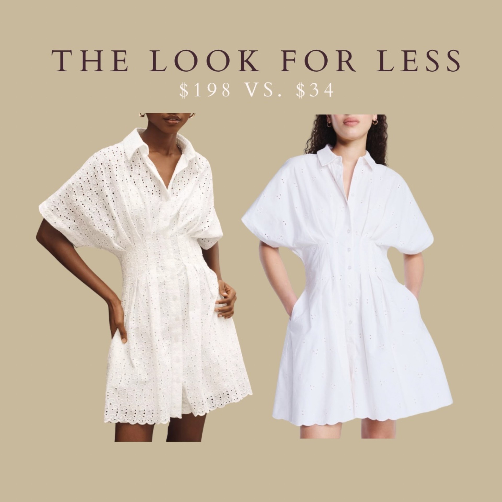 Eyelet mini shirt dresses - splurge or save? 🤍🫐🌞 #shirtdress #walmartstyle #eyeletdress #springdress #springstyle 

#LTKdayinmylife #LTKootd #LTKWorkwear