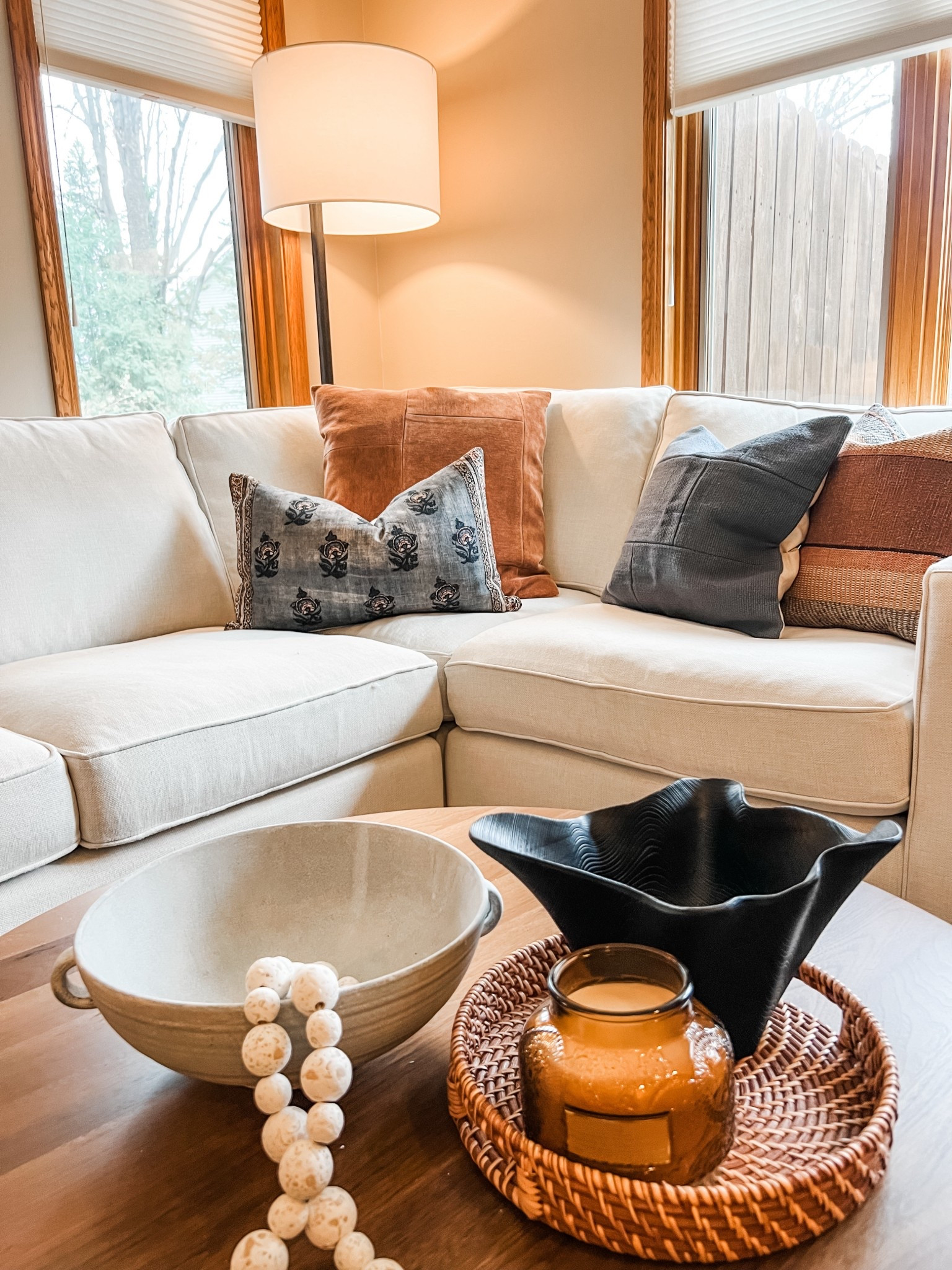 Pottery Barn Pillows & Coffee Table Decor 

We love these high quality, beautiful pattern pillows

We love decorative bowl & beads to add character to coffee table ✨

#LTKOver40 #LTKU #LTKHome