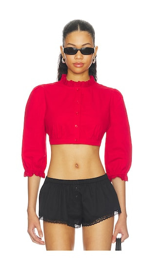 Totti Top in Red | Revolve Clothing (Global)