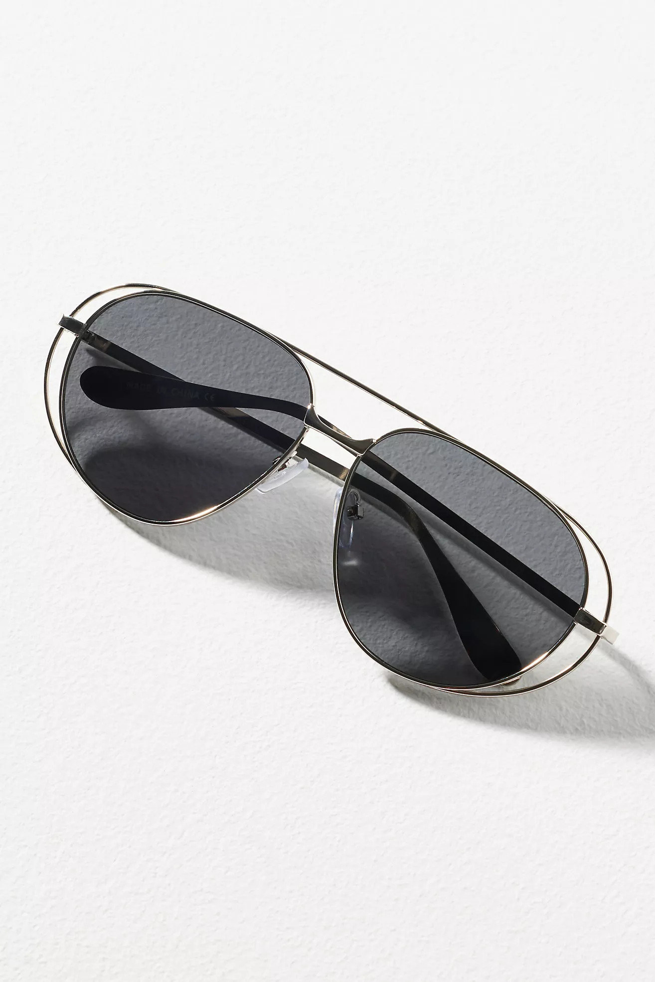 I-SEA Metal Aviator Sunglasses | Anthropologie (US)