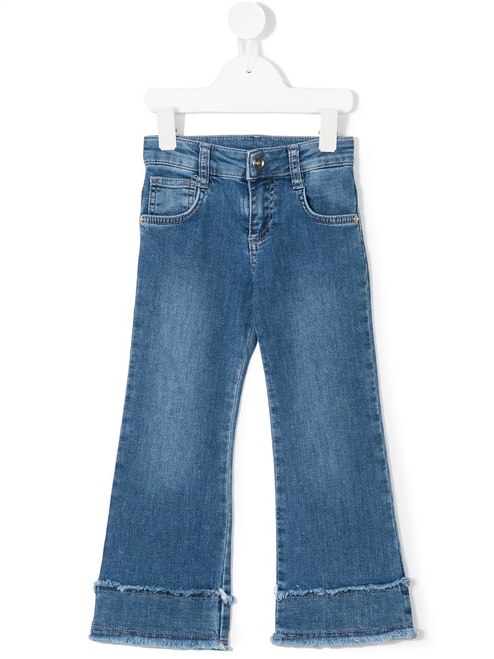 Twin-Set Kids flared jeans - Blue | FarFetch US