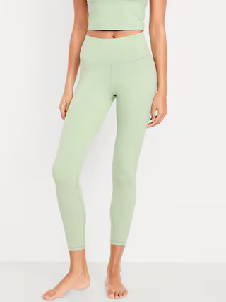 High-Waisted StudioSmooth 7/8 Leggings | Old Navy (US)
