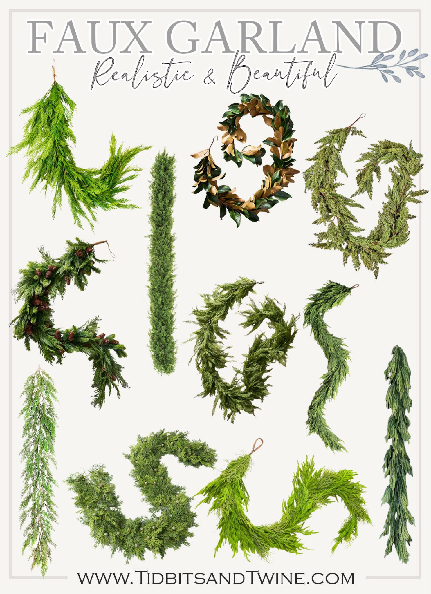 My favorite selection of evergreen garlands!

#LTKHome #LTKSeasonal #LTKHoliday