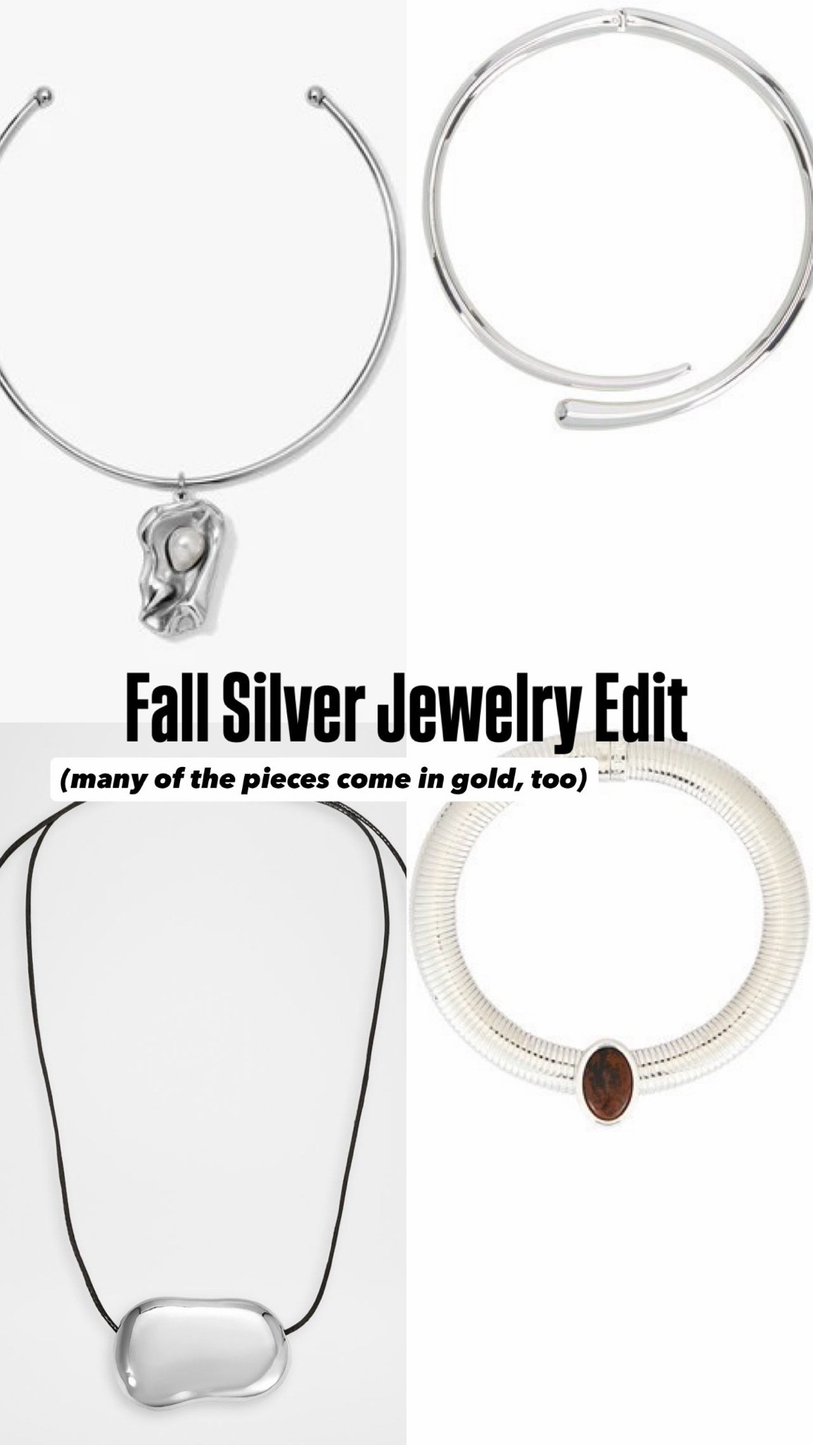 Fall jewelry edit. Silver and gold. The coolest pieces

#LTKSeasonal #LTKOver40