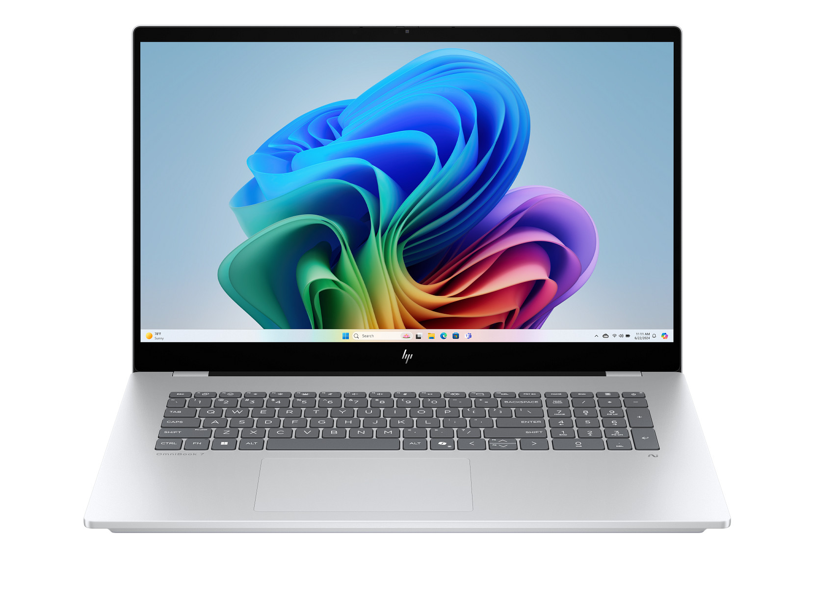 HP - OmniBook 7 Laptop Computer 17.3" FHD Touch Screen Intel Core Ultra 7 32 GB - Glacier silver aluminum | Best Buy U.S.