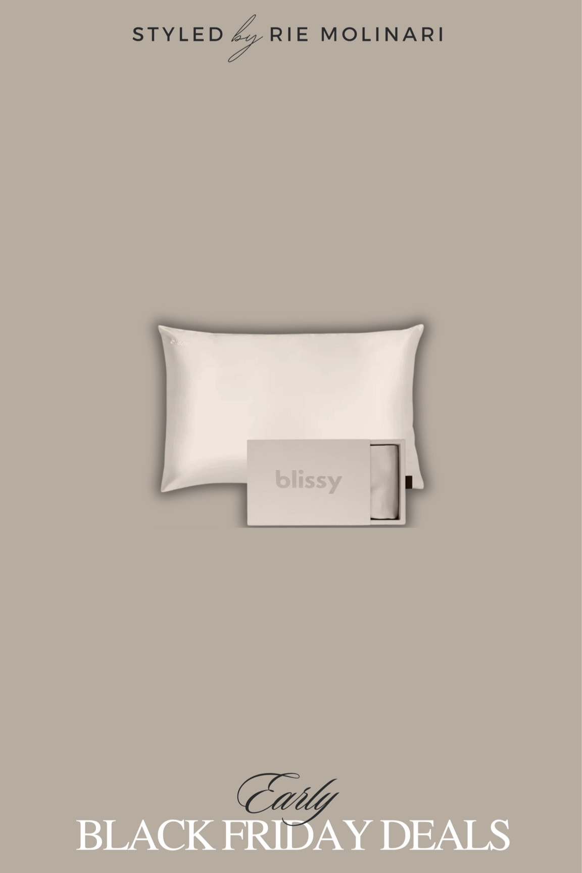 Early #blackfriday deal on Blissy Pillowcases.

 TAKE YOUR HAIR FROM DRAB TO FAB: No more bedhead or tired hair! Kiss dryness and tangles goodbye! Blissy prevents the tugging and pulling provided by ordinary pillowcases. Plus the non-absorbent surface helps to maintain your hair’s naturally producing oils.

#LTKsalealert #LTKCyberWeek #LTKGiftGuide
