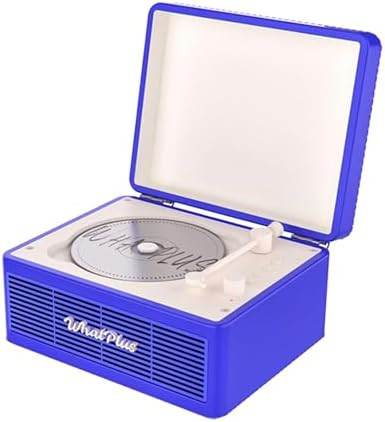 Portable CD Player with Bluetooth 5.2, Rechargeable Battery & Built-in Speakers – Hi-Fi Retro S... | Amazon (US)