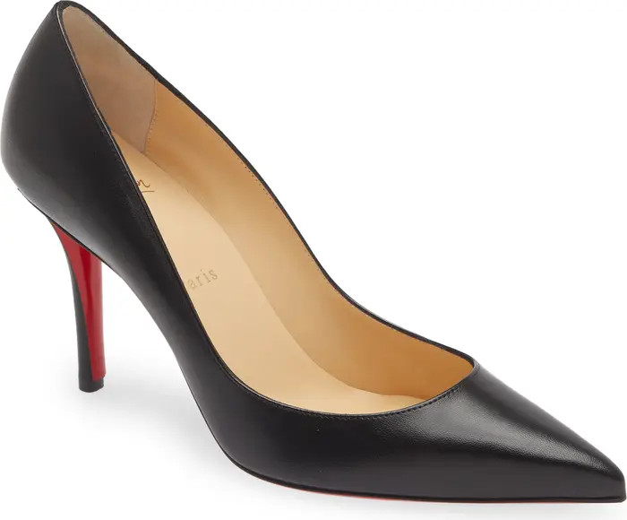 Apostrophy Pointy Toe Leather Pump | Nordstrom