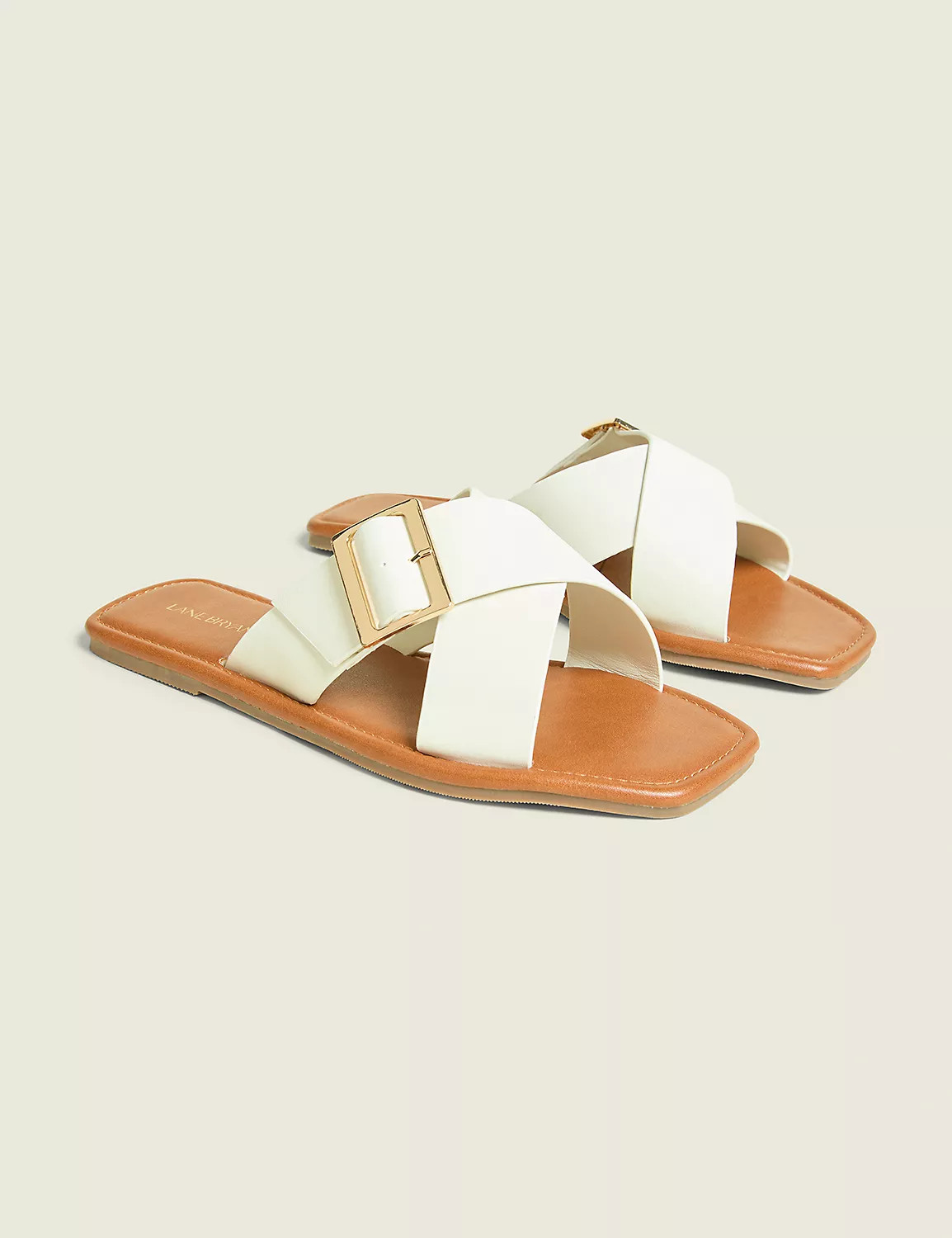 Dream Cloud Criss-Cross Slip-On Sandal | Lane Bryant (US)