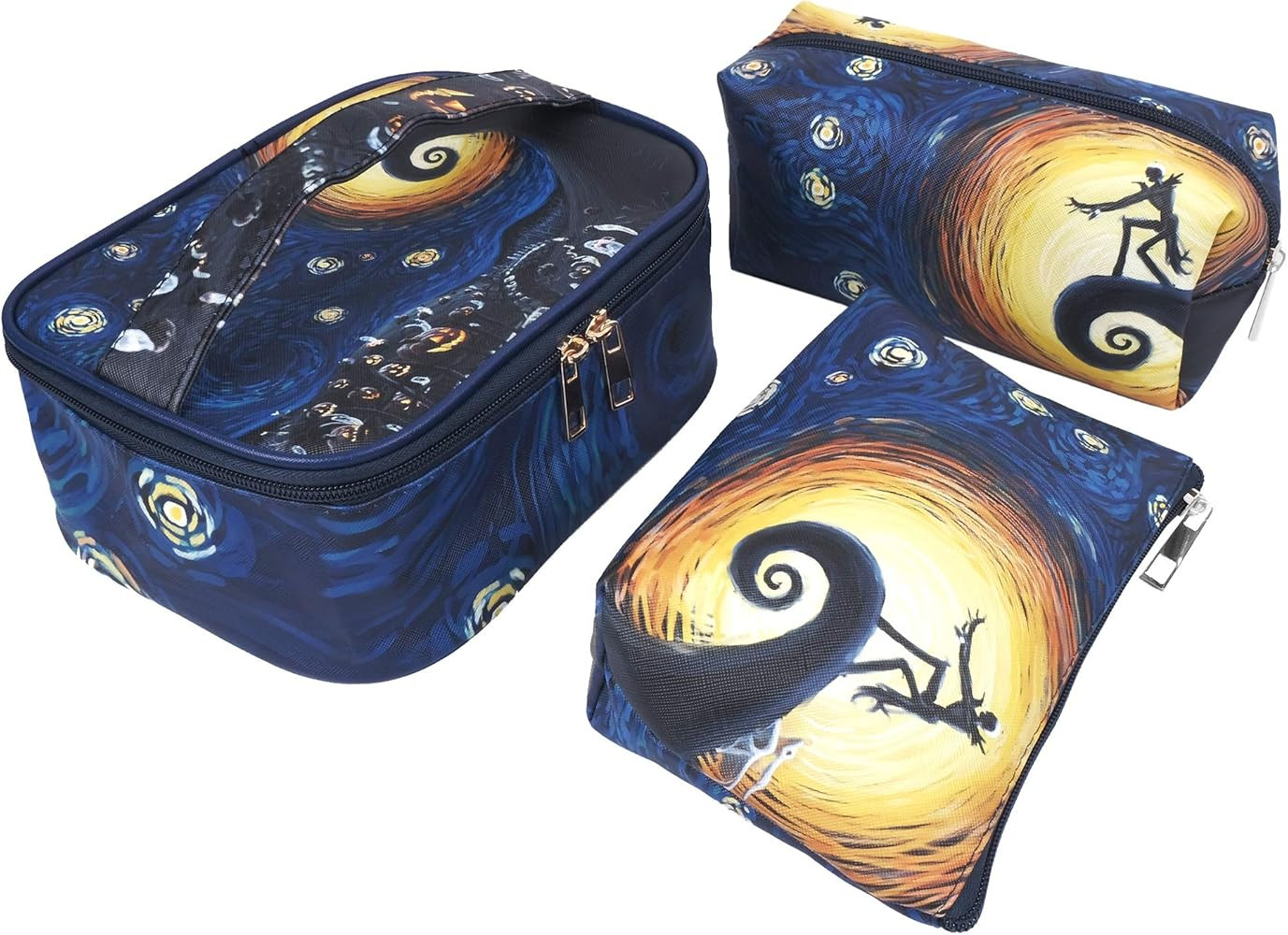 MRSP 3 sets makeup bag travel small cosmetic case portable with multifunctional waterproof Organi... | Amazon (US)