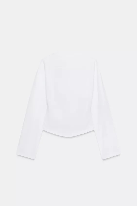 LONG SLEEVE RAGLAN T-SHIRT | Zara US