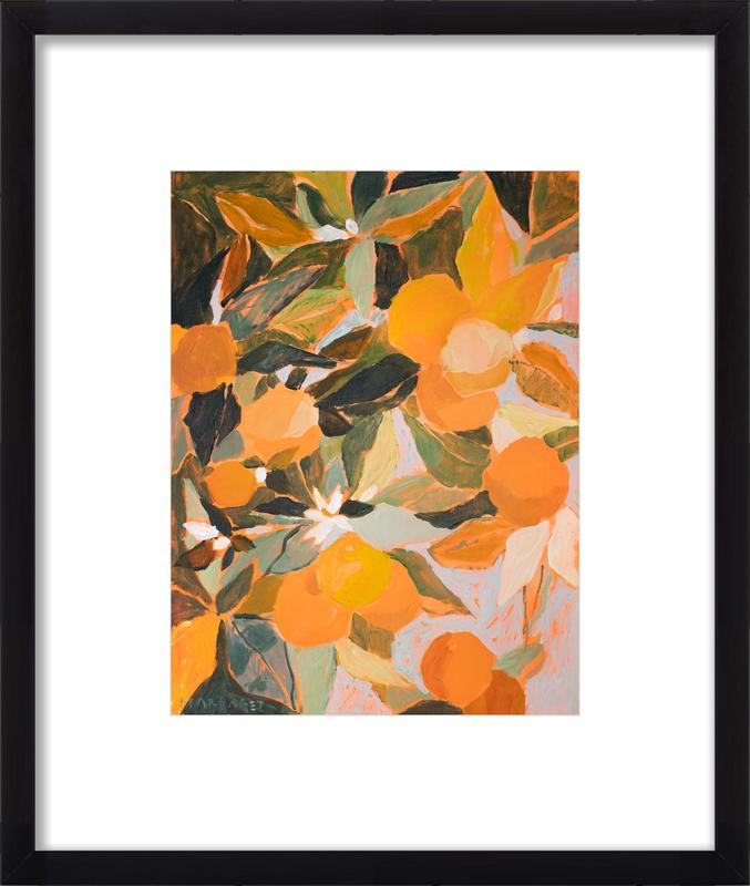 Neon Oranges | Artfully Walls