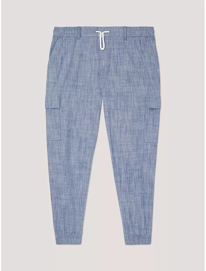 Chambray Cargo Chino Jogger | Tommy Hilfiger | Tommy Hilfiger (US)